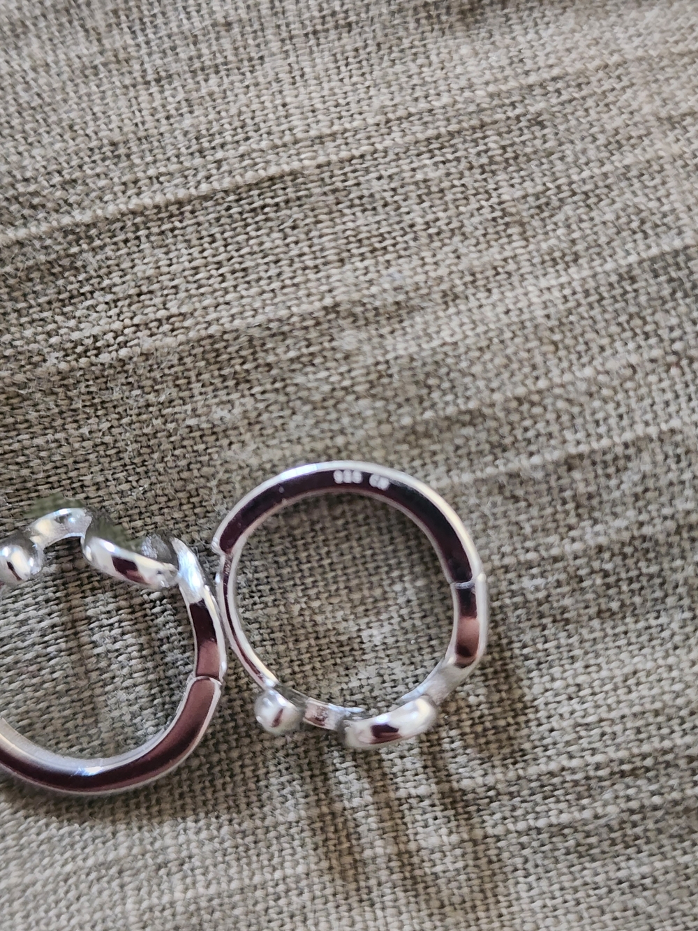 925 Sterling Silver Snake Huggie-Hoop Earrings - Sculptural Serpentine Design - Picture 10 of 12
